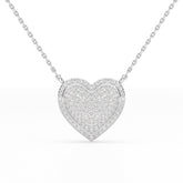 1.67 CT RoundCut Lab Diamond Chain Pendant